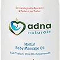 ADNA Naturals Herbal Baby Massage Oil with Eladi Thailam, Olive Oil, Nalpamaradhi | 200 ml | Stronger Bones & Muscles | Dermatologist Approved +Pediatrician Tested | Clinically Tested-15