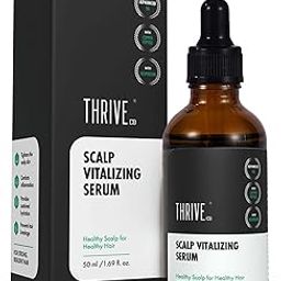 ThriveCo Scalp Vitalizing Serum | Tightens Scalp Skin, Combats Inflammation, Gives Hydration, Prevents Hair Breakage, Makes Hair Stronger From The Roots & Promotes Hair Growth | For Men & Women | 50ml-0