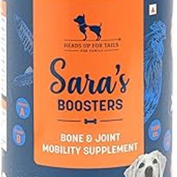 HUFT Sara's Boosters Bone & Joint Mobility Dog Supplement - 300gm | Bone Strength & Gut Health | Promotes Flexibility | Multi-Nutrients | Healthy & Everyday Supplement | All Life Stages | All Breeds-image-19