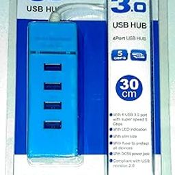 InfiZone™ High Speed 4-Ports USB 3.0 SuperSpeed Hub Portable for Pendrive, Camera, Mobile, TV, iPods and iPhones, Card Readers, Speakers, and More (Black)-29
