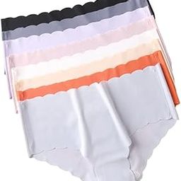 Ice Silk Soft Panties Women's Seamless Fitness Butt Lifting Panties Sporty Brief Mid Waist Cotton Women's Panties (Multicolor)-image-27