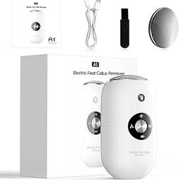 MAYCREATE® Electric Foot Callus Remover, 3-Speed Cordless Pedicure Tool with Stainless Steel Sanding Drum, USB Rechargeable, Pressure Sensor & LED Display for Cracked Heels, Dead Skin, Calluses-15