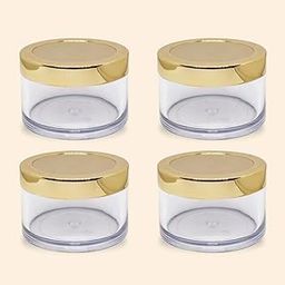 B.H.Industry Acrylic Jars for DIY Cosmetics, Pack of 6, 50g, with Travel-Friendly Protective Lid-48