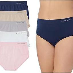 Womens Full Brief Panties - Breathable, Seamless Stretch Comfort - Full Coverage Underwear - 5-Pack Set-image-6