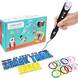 WOL3D I tech (Black) Magic 3D Pen with (10 in 1) 5M for 3D Printing with Speed Control, Advanced Temperature Regulation, OLED Display & Ergonomic Design – Compatible with variety of Filaments.-5