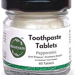Toothpaste Tablets, Eco-Friendly, SLS Free, Paraben Free, Anti-Plaque, Travel Friendly, Teeth Whitening (60 Tablets) (Peppermint)-image-38