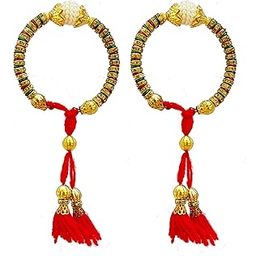 Forty Wings 2 Pcs Bhabhi Bangle Lumba Chuda Rakhi Rakhi For Girls And Sister-image-82