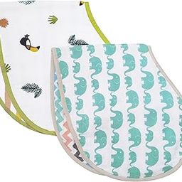 100% Organic Ultrasoft Terry and Bamboo Burping Cloth & Bib for Newborn Baby-Soft Large Burp Cloth-Reusable Burp Bib for Toddlers- Absorbent & Soft Bibs for Teething Babies, (1 x Burp Cloth)-image-36