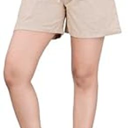 PAYAL Creation Cotton Blend Casual and Trendy Women's Shorts Beige Shorts for Women-picture-30