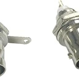 UniQMart 10X BNC Male Socket Solder Connector Chassis Panel Mount for Coaxial Cable-20