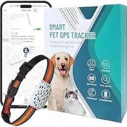 Roadcast 4G Pet Advanced GPS Tracker for Dogs,Cats & Other Animals +1 Year SIM Subscription |Long Battery Life |Water Resistant|Real-Time Monitoring via Our Indian App Geo Fence |Light Weight (White)-27