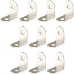 CALANDIS™ 2x10pcs Thickened Steel Angle Fasteners Bracket Straight Angle 25x25x16mm | Braces & Brackets | Nails Screws & Fasteners | Building & Hardware | Home Improvement-image-36