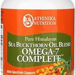 Omega-7 Complete Softgels, 120 Count, with Omega 3, 6 & 9, Supports Hair, Skin & Nail Health, 1000mg per Serving-30