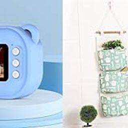 Dastav Instant HD Digital Print Camera 1080P Videos and Camcorder BW Photo Printing | & | Wall Hanging Storage Bag 3 Pocket Wall Door Cloth Wardrobe Hanging Storage-26