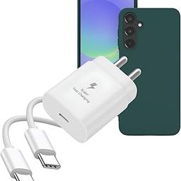 25W USB-C Fast Charger with Type-C Cable for Samsung Galaxy S24/S23/S22 Ultra, A55/A35, M15/F15 – Superfast Charging Adapter (White)-image-37