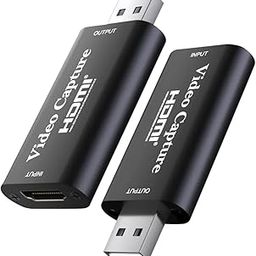Microware Audio Video Capture Card, 1080P 60fps Game Capture Card, HDMI to USB 2.0 Record to DSLR Camcorder Action Cam,Computer for Gaming, Streaming, Teaching, Video Conference or Live Broadcasting-35