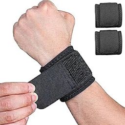 AMERTEER Lifting Straps, Wrist Wraps, Weight Lifting Straps Wrist with Neoprene Padded, Wrist Straps for Weightlifting, Bodybuilding Strength Training Fitness, Deadlifts Straps, Powerlifting Straps-image-62