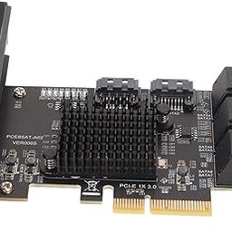 SATA Card, PCIE to SATA 3.0 Expansion Board, 8 Port SATA3.0 Interface, 6Gbps PCI E X1 X4 X8 X16 SATA 3.0 Controller Card, for Windows Linux-image-41