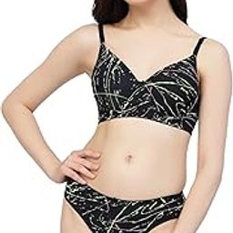 Printed Black Lingerie Set-picture-29