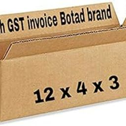 BOTAD? 3 Ply Corrugated golden Box/Shipping Boxes/Packaging Boxes 12 inch x 4 inch x 3 inch (100)-image-33