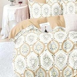 Jai BUN Super Glace Cotton 295 TC Single Bed Size Quilt Cover || Razai Cover || Duvet Cover || Blanket Cover || Comforter Cover with Zipper, 60" x 90 ", Cream, 1 Pc-image-9