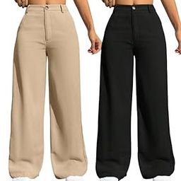 Women's Regular Fit Trousers – Trendy, Comfortable, and Functional Bottom Wear, Ideal for Work, Casual Outings, and Formal Events, Designed to Provide a Sleek and Flattering Look-image-5