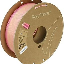 Polymaker Matte PLA Filament 1.75mm Spring, Pink Multicolor Gradient 1.75 PLA 3D Printer Filament 1kg - PolyTerra 1.75 PLA Filament Matte Gradient Spring 3D Printing Filament-2