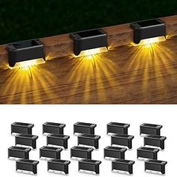 OBSYDIUM Solar Light Outdoor Garden lamp Home Stair Step Lights Waterproof Balcony Led Solar Powered Lights (Medium, 20, Piece)-17