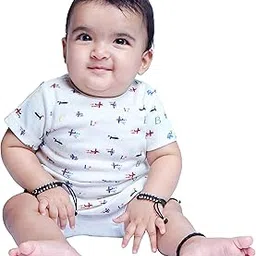 kidzo T-Shirt and Short Set for Baby Girls | Half-Sleeves | Relaxed-Fit | White | 9-12 Months | KIDS14088-picture-9