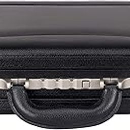 18 Inches Expandable Men's Leather Briefcases Office Bags With Italian Combination Lock | Dimension L- 18 X W- 5 X H-12 In Inches-image-88