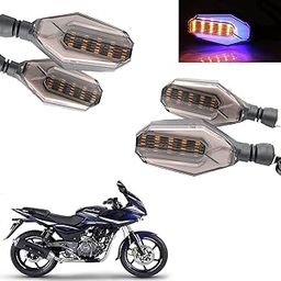 Vagary Dual Color Set of 4 Turning Side Bike Indicator for Bajaj pulsar 220F-image-46