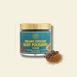 Organic Exfoliant Coffee Body Polishing Scrub for Tan Removal & Soft-Smooth Skin | For Women & Men | De-Tan Bathing Scrub with Coconut Oil | All Skin Types 100 gm-image-38