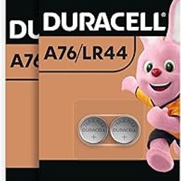 Duracell Specialty LR44 Alkaline Button Battery 1,5V, Pack of 4 (76A / A76 / V13GA) Suitable for use in Toys, calculators and Measurement Devices-1