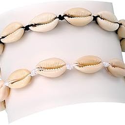 Shell Anklet Set for Women - Natural Cowrie Seashell Ankle Bracelet - Bohemian Beach Foot Jewelry for Women, Girls, Men-image-11