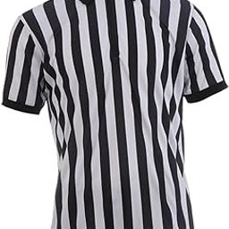 THE STYLE SUTRA Mens Striped Referee Shirt Stylish Short Sleeved for Fishing Football-image-22