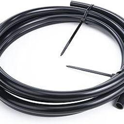 AC PERFORMANCE Flexible Black Metric 3/8 inch OD Nylon Hose Pneumatic Tubing Tube for Air Brake System Or Fluid Transfer (3/8" OD, 1/4" ID Nylon Line, 10 feet)-image-68