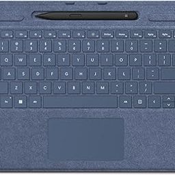 Microsoft Surface Pro Signature Keyboard with Slim Pen 2 Bundle, Sapphire Colour Keyboard-image-0
