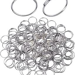 AM ENTERPRISES Arch!SMAN Metal Chandelier Prisms Pendants Balls Suncatchers Garland Glass Beads Split Rings Stainless Steel (12mm) (400)-image-58