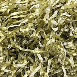 ECO SARRAS METALLIC GOLD SHREDDED PAPER USED FOR GIFT PACKAGING, BOX FILLER, BASKET FILLER ETC [METALLIC GOLDEN] (80 GRAMS)-image-1