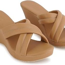 Comfort Wedge Heel Slip-on Sandal For Women & Girls-image-87