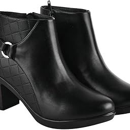 Women's Block Heel Boots-picture-31