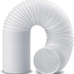 Portable Air Conditioner Hose, 5.1 Inch Diameter 80" Length, AC Exhaust Hose Anti-Clockwise Thread Air Conditioner Parts Compatible with Haier, LG, Delonghi Air Conditioner Parts-13