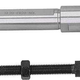 Collet Chuck Holder Straight CNC Lathe Machine Floating Tapping Tool SL20 ER20 80L for Deep Hole Processing-image-1