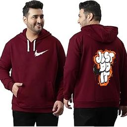 West Gate Clothing Plus Size Mens Cotton Hoodies,Hooded Sweatshirt | 100% Cotton Hoodies Plus Size Collection for Men-image-7