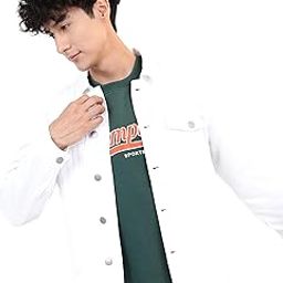 Men's Standard Length Pure Cotton Trucker Fit Full Sleeve Jacket-image-70