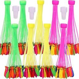 Toyshine Water Balloons Holi for Kids Boys and Girls, Refill Hose, three bunches balloons Games Swimming Pool Outdoor Fun Magic Water Balloons (333 Balloons),multicolor,Rubber,333 piece-image-22
