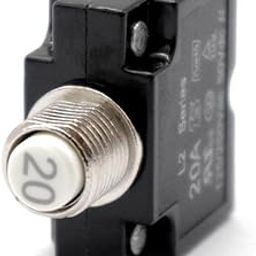 MYADDICTION 20 AMP Push Button Resettable Termil Circuit Breaker Panel Mount 12V-24V-image-15