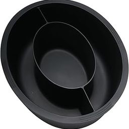 UJEAVETTE? Slow Cooker Liners 3 Grid Heat Resistant Multiuse Silicone Slow Cooker Liner Black-picture-30