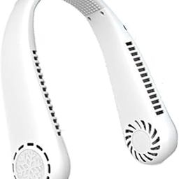 MERISHOPP™ Neck Fan Rechargeable Wearable Bladeless Personal Fan for Travel Home Summer White|Home & Garden|Home Improvement|Heating, Cooling & Air|Portable Fans-image-14