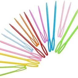 KLEAM MOOLYAVAAN Products Plastic Knitting, Sewing, Cross Wool Weave Stitch Crochet Needles for Teens (Multicolour)(Pack of 5)-27